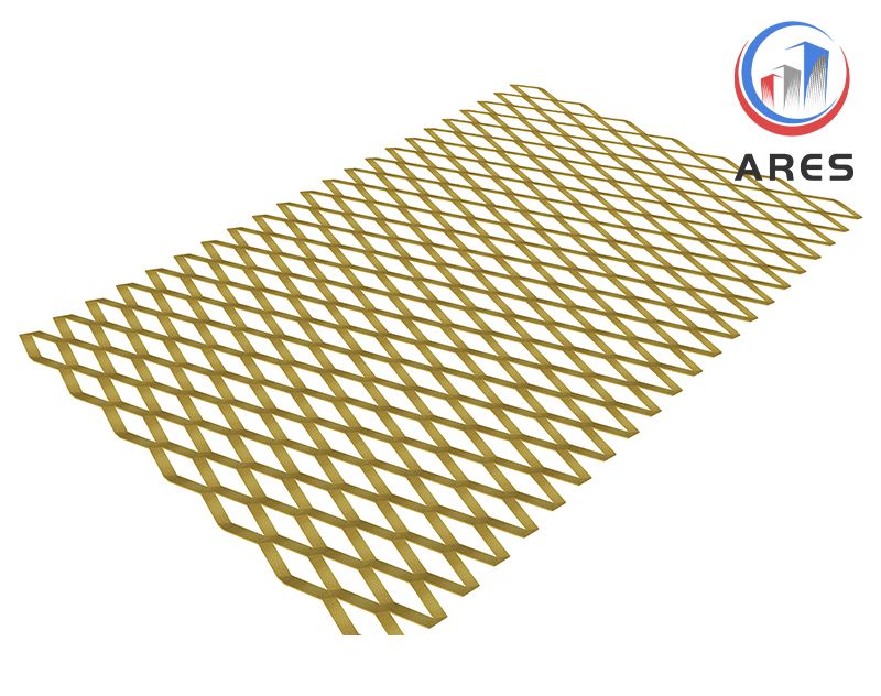 Decorative Architectural Expanded Mesh for Curtain Wall HJAD-80180 Manufacturer