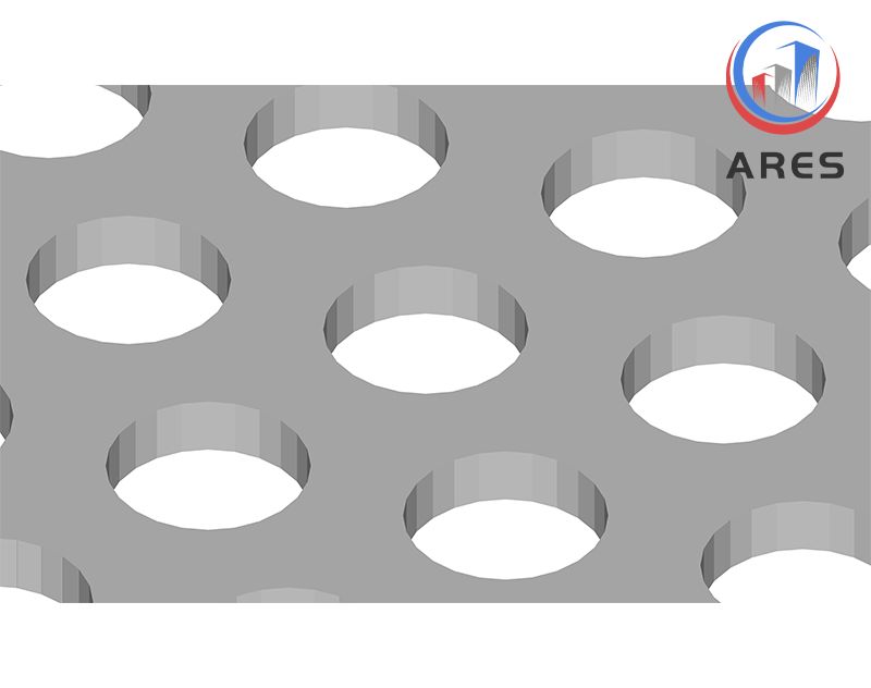 Round Hole Perforated Metal Sheet, Stainless 304 Aluminum Perforated Sheet